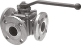 Ausgewähltes Bild der Sammlung - Flanged Stainless Steel Full Bore Ball Valves