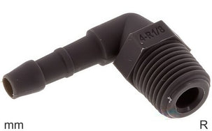 Winkel Schlauchtülle Fittings Kunststoff R-Gewinde Männlich PN10
