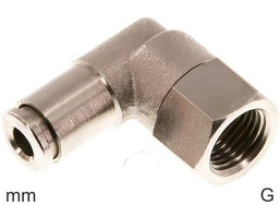 Winkel Push-In Fittings Messing G-Gewinde Weiblich