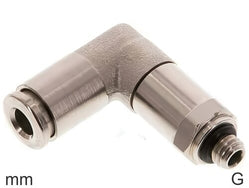 Winkel Push-In Fittings Messing G-Gewinde Männlich Lang