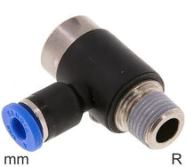 Winkel Push-In Fittings Messing Und Kunststoff R-Gewinde Männlicher Innensechskant