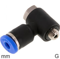 Winkel Push-In Fittings Messing Und Kunststoff G-Gewinde Männlich Außen Sechskant