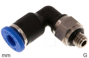 Winkel Push-In Fittings Messing Und Kunststoff G-Gewinde Männlich