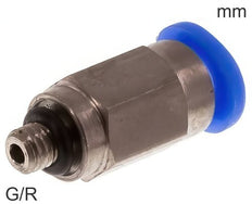 Push-In-Fittings Messing Und Kunststoff G/R-Gewinde Männlich