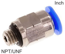 Push-In-Fittings Messing Und Kunststoff NPT/UNF-Gewinde Männlich Zoll
