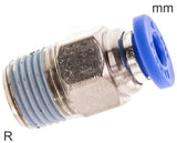 Ausgewähltes Bild der Sammlung - Push-In Fittings Brass And Plastic R-Threads Male