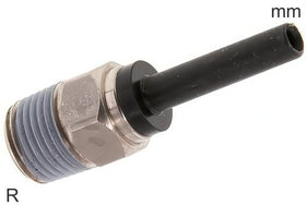 Plug-In Fittings Messing Und Kunststoff R-Gewinde Männlich