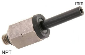 Plug-In Fittings Messing Und Kunststoff NPT-Gewinde Männlich