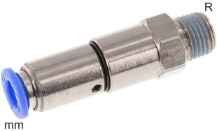 Schwenkbare Push-In Fittings Messing Und Kunststoff R-Gewinde Männlich Zwei Kugellager