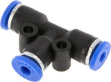 Ausgewähltes Bild der Sammlung - Push-In Tee Fittings Brass And Plastic