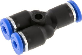 Push-In Y Fittings Messing Und Kunststoff