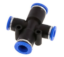 X Push-In Fitting Brass And Plastic 2 Reduced Outlets