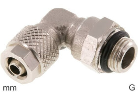 Push-On Winkelfittings Messing G-Gewinde Männliches Drehgelenk