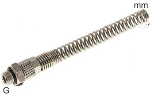 Aufschiebefittings Messing G-Gewinde Männlich Mit Biegeschutz