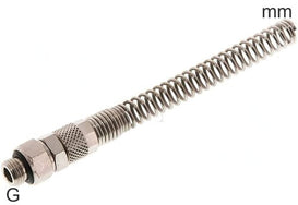 Aufschiebefittings Messing G-Gewinde Männliches Drehgelenk Mit Knickschutz