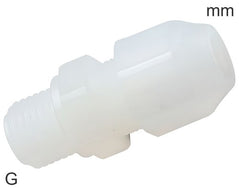 Klemmringverschraubung Kunststoff PVDF G-Gewinde Männlich