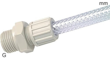 Klemmringverschraubungen Kunststoff G-Gewinde Männlich Für Gewebe Schlauch