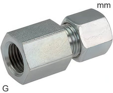 Klemmringverschraubungen Edelstahl G-Threads Weiblich