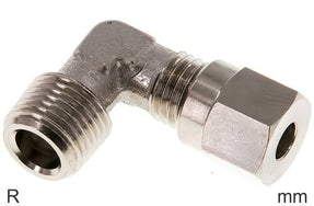 Schneidring Winkelfittings Messing R-Gewinde Männlich