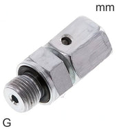 Schneidring Fittings Stahl / Edelstahl G-Gewinde Männlich Verstellbar Mit Dichtkegel Und O-Ring