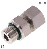 Schneidring Fittings Stahl / Edelstahl G-Gewinde Männlich Verstellbar