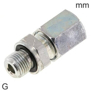 Schneidring Fittings Stahl / Edelstahl G-Gewinde Männlich Mit Elastomerdichtung