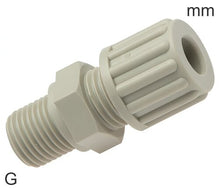 Schneidring Fittings Kunststoff G-Gewinde Männlich