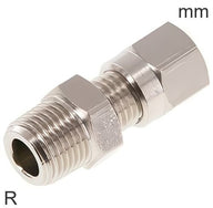 Schneidring Fittings Messing R-Gewinde Männlich