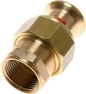 Pressfittings Trennbar Mit Innenpressung Und Innengewinde Und Flachdichtung