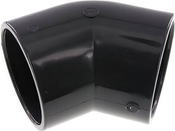 PVC Winkelfittings 45 Grad Mit Weiblicher Muffe PN16