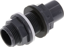 PVC Fittings Durchgangsverschraubung Mit Weiblichen Und Männlichen Sockets PN10