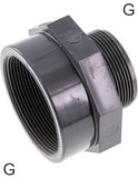 Ausgewähltes Bild der Sammlung - Reducing Nipple Fittings PVC G-Threads PN16