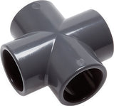 Ausgewähltes Bild der Sammlung - PVC Cross Fittings With Female Socket PN16