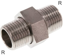 Doppelnippel Edelstahl R-Gewinde Trennbar Mit Kegel-/Flachdichtung PN40