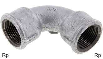 Winkelanschlüsse 90 Grad Gusseisen Rp-Gewinde Weiblich PN25
