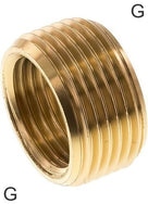 Reduziernippel Messing G-Gewinde Ohne Bund PN100