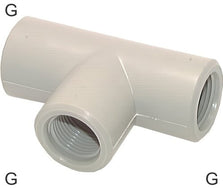 T-Stücke Kunststoff G-Gewinde Weiblich PN10