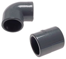 PVC-Fittings Mit 2 Anschlüssen