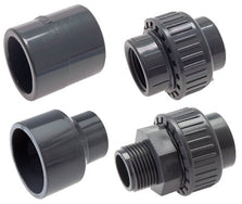 Gerade PVC-Fittings