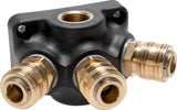 Ausgewähltes Bild der Sammlung - Wall Mounted DN 7.2 Euro Air Coupling Junctions With 3 Sockets