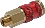 Ausgewähltes Bild der Sammlung - Color Coded DN 7.2 Air Coupling Sockets With Male Threads