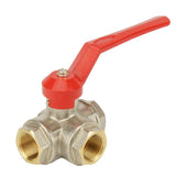 Ausgewähltes Bild der Sammlung - 3-Way Brass Ball Valves (Threaded)