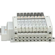 SMC Base Mounted Manifold Plug-in D-sub Connector Solenoid Valves VV5QC21-F 2000