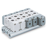Ausgewähltes Bild der Sammlung - SMC 5-Way Manifold Solenoid Valves VV5F5