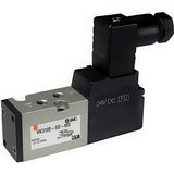 Ausgewähltes Bild der Sammlung - SMC 5-Way Direct Operated Poppet Solenoid Valves With Rubber Seal VK3000