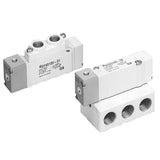 Ausgewähltes Bild der Sammlung - SMC 5/3-Way In-Line Air Operated Valves SYA3000-5000-7000