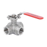 Ausgewähltes Bild der Sammlung - 3-Way Stainless Ball Valves (ISO-Top)