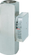 Metal variable area flow meters up to 300 bar
