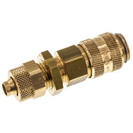 Luftkupplungsmuffen DN 5 Mit Überwurfmutter Und Schott