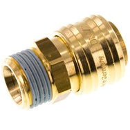 DN 7.2 Euro Air Coupling Sockets With Male Threads